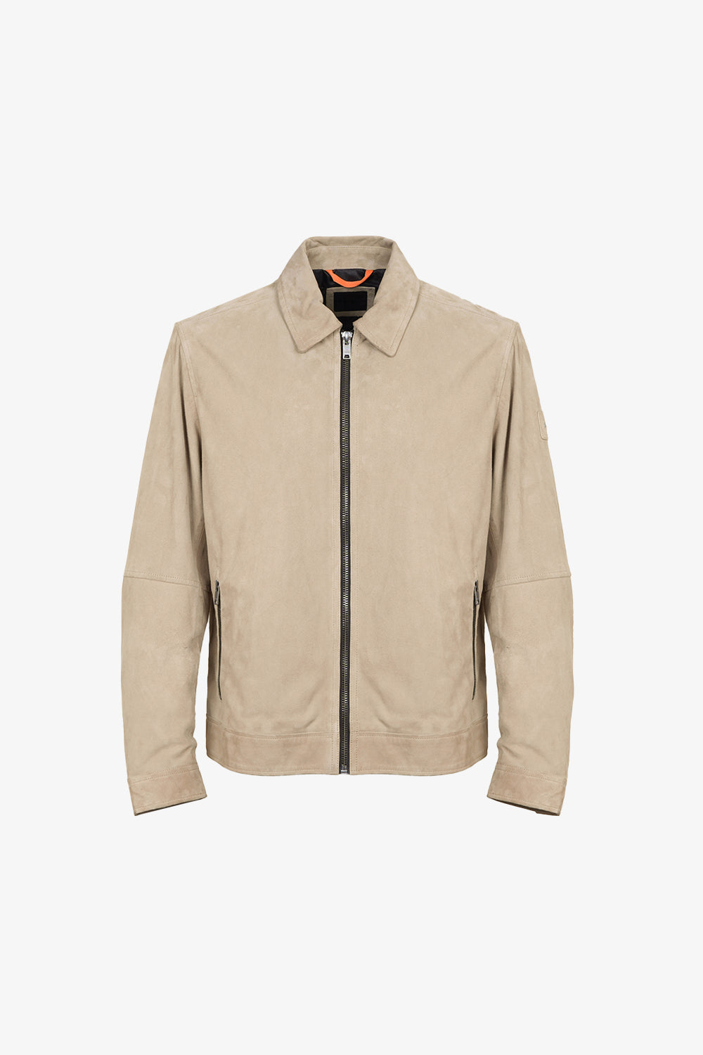 Suede Blouson Jacket