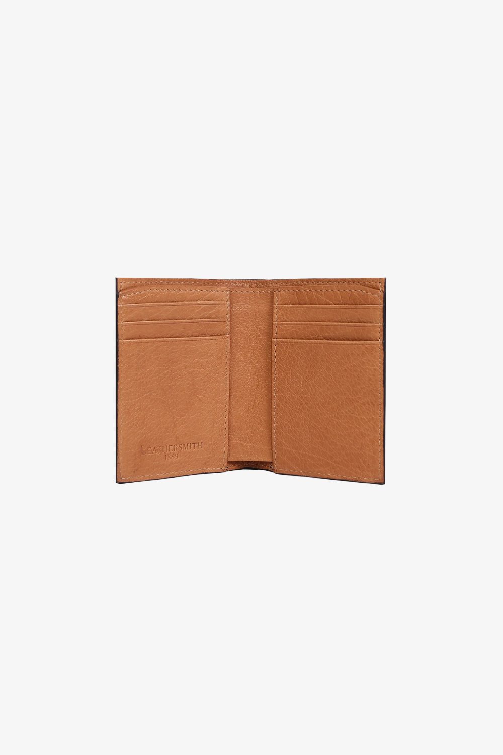Vertical Bi-Fold Card Holder with Contrast