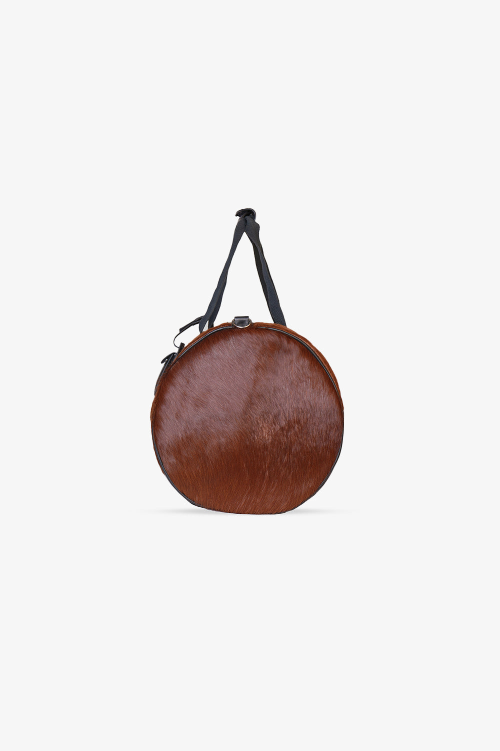 Cow Hair-On Leather Duffle Bag