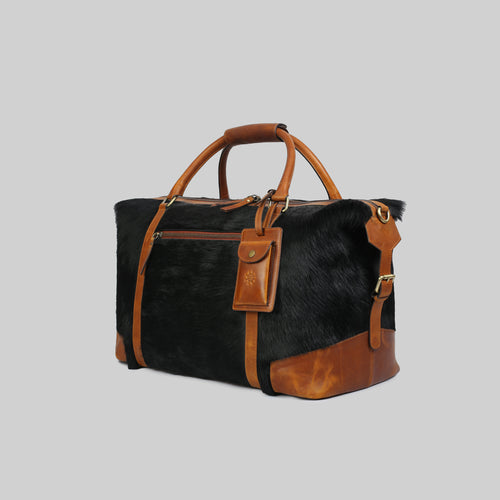 Calfskin Weekender Duffle Bag